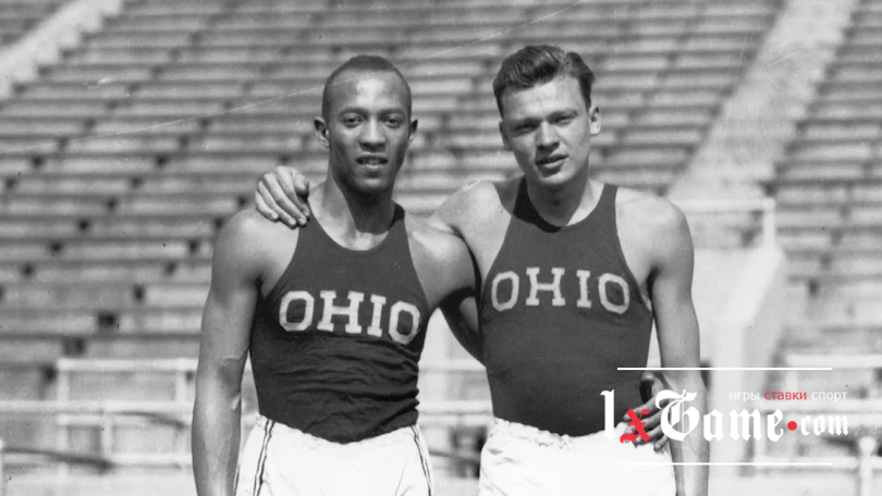 Джесси Оуэнс на Олимпиаде 1936 в Берлине