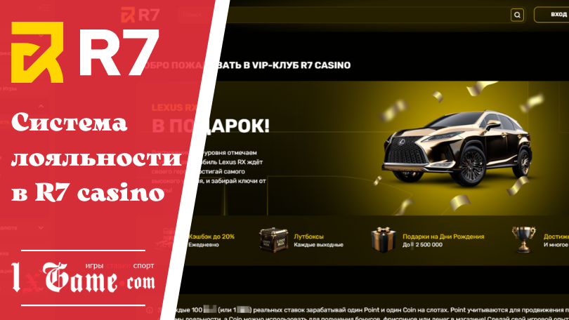 Система лояльности в R7 casino