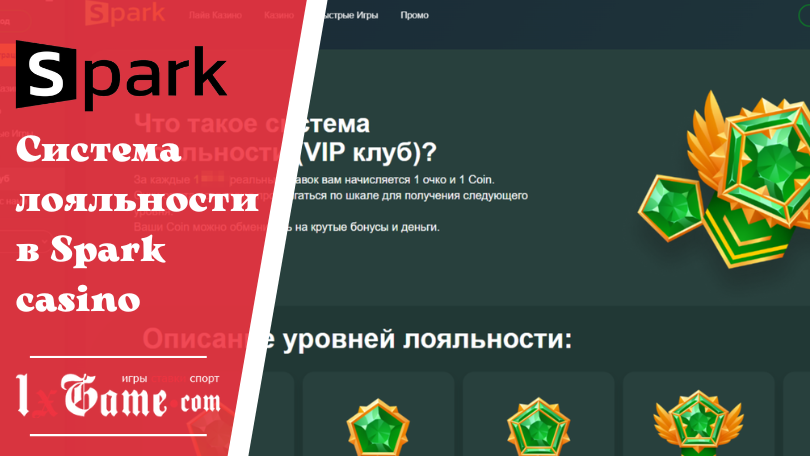 Система лояльности в Spark casino